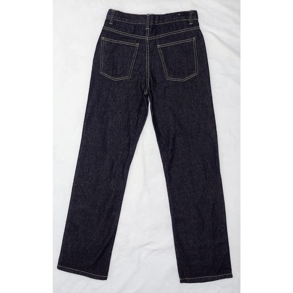 Sears Roebuck boys jeans size 16 dark wash 100% cotton mid rise adjustable wiast - Picture 4 of 11